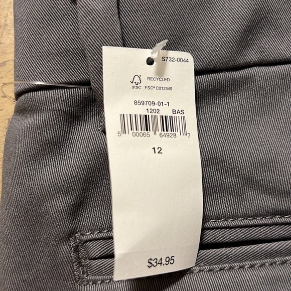 NWT Gap boys gray dress pant size 12 - Picture 4 of 4